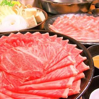 しゃぶしゃぶ用の牛肉の薄切り